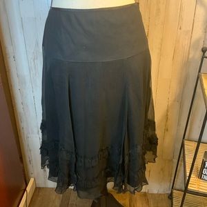 Alberto Makali Black Midi Skirt